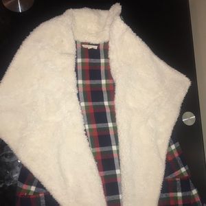Hem & Thread Plaid Vest.
